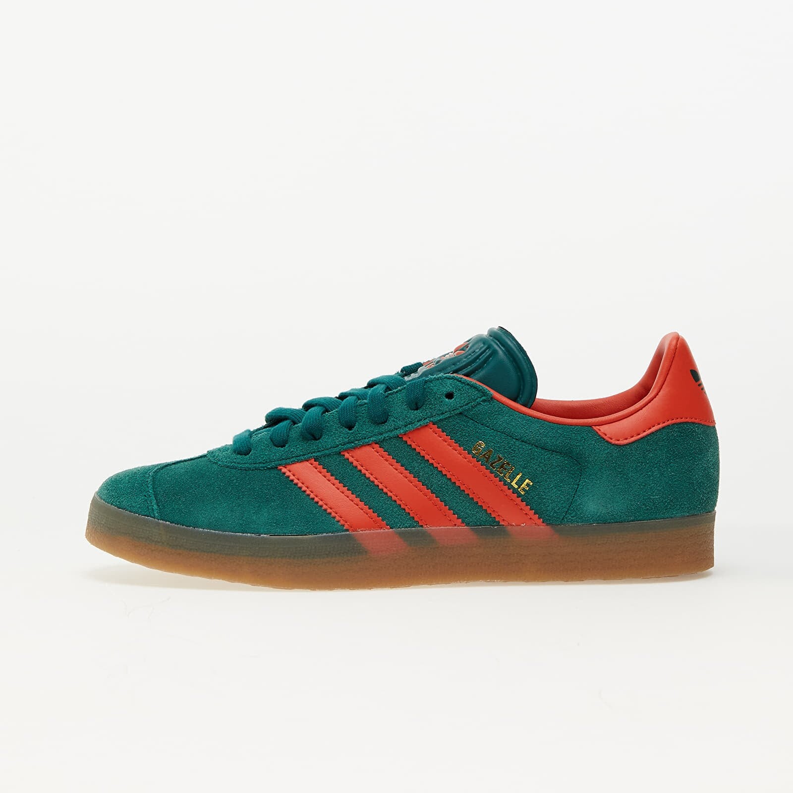 Sneakers adidas Gazelle Core Green/ Preloved Red/ Gum3 UK 6.5
