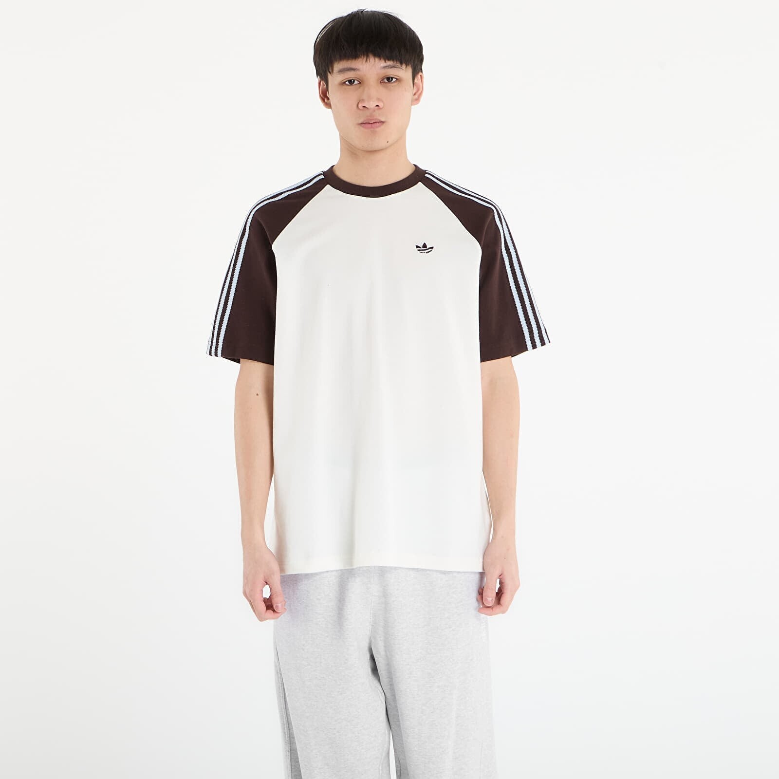 T-shirt adidas Britcore Ringer Off White/ Auco XXL
