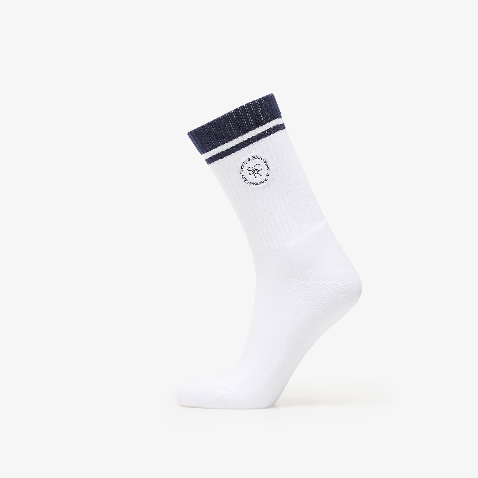 Sporty & Rich SRHWC Socks White/ Dark Navy Universal