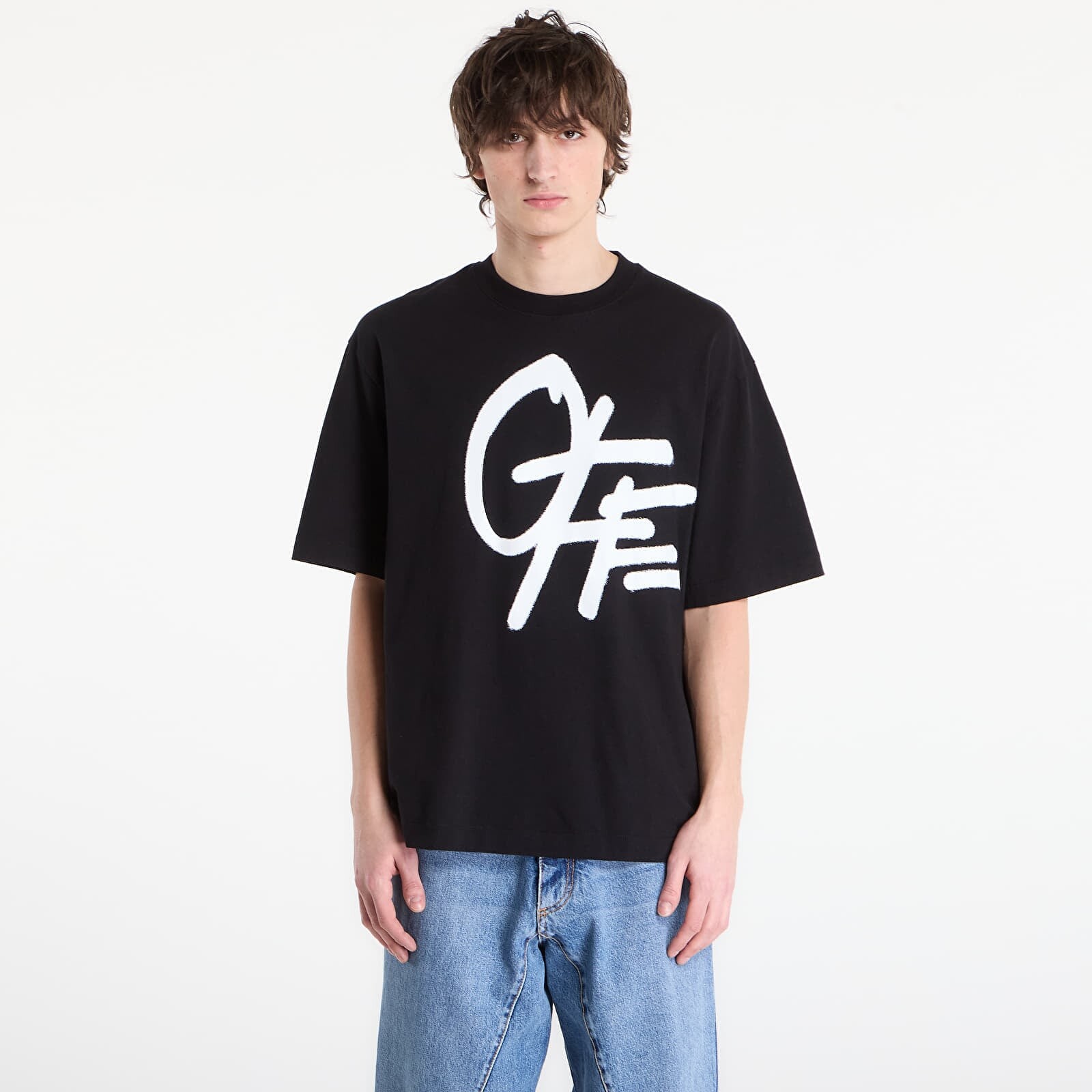T-shirt Off-White Shared Spray Logo S/S Skate Tee Black S
