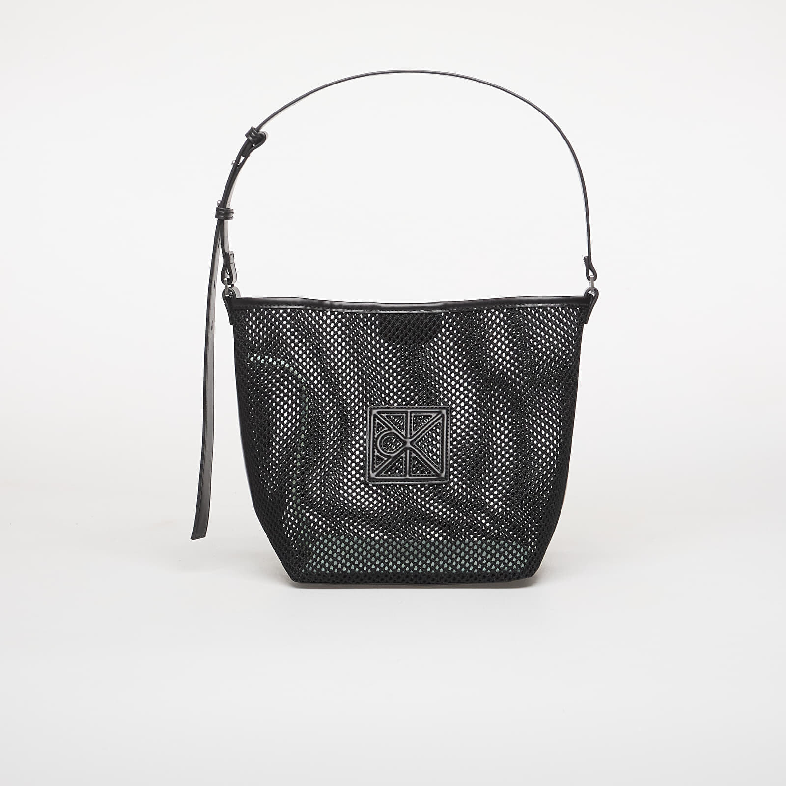 Bag Calvin Klein Emblem Mesh Bucket Black Universal