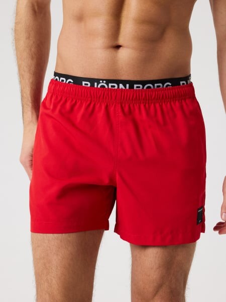 Björn Borg Borg Elastic Swim Shorts Red, L