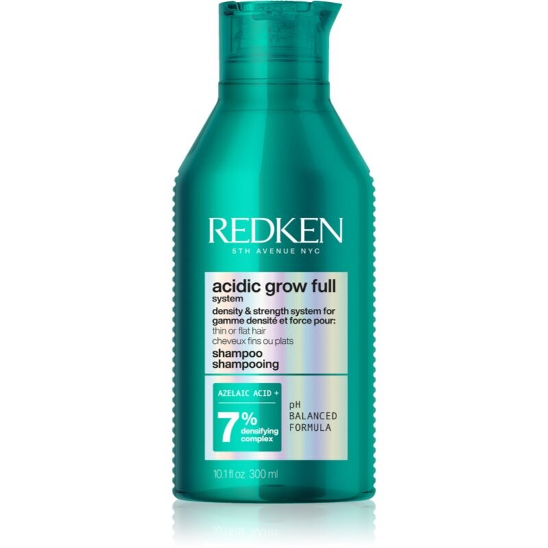 Redken Acidic Grow Full System shampoo for weak and damaged hair to restore hair density 300 ml