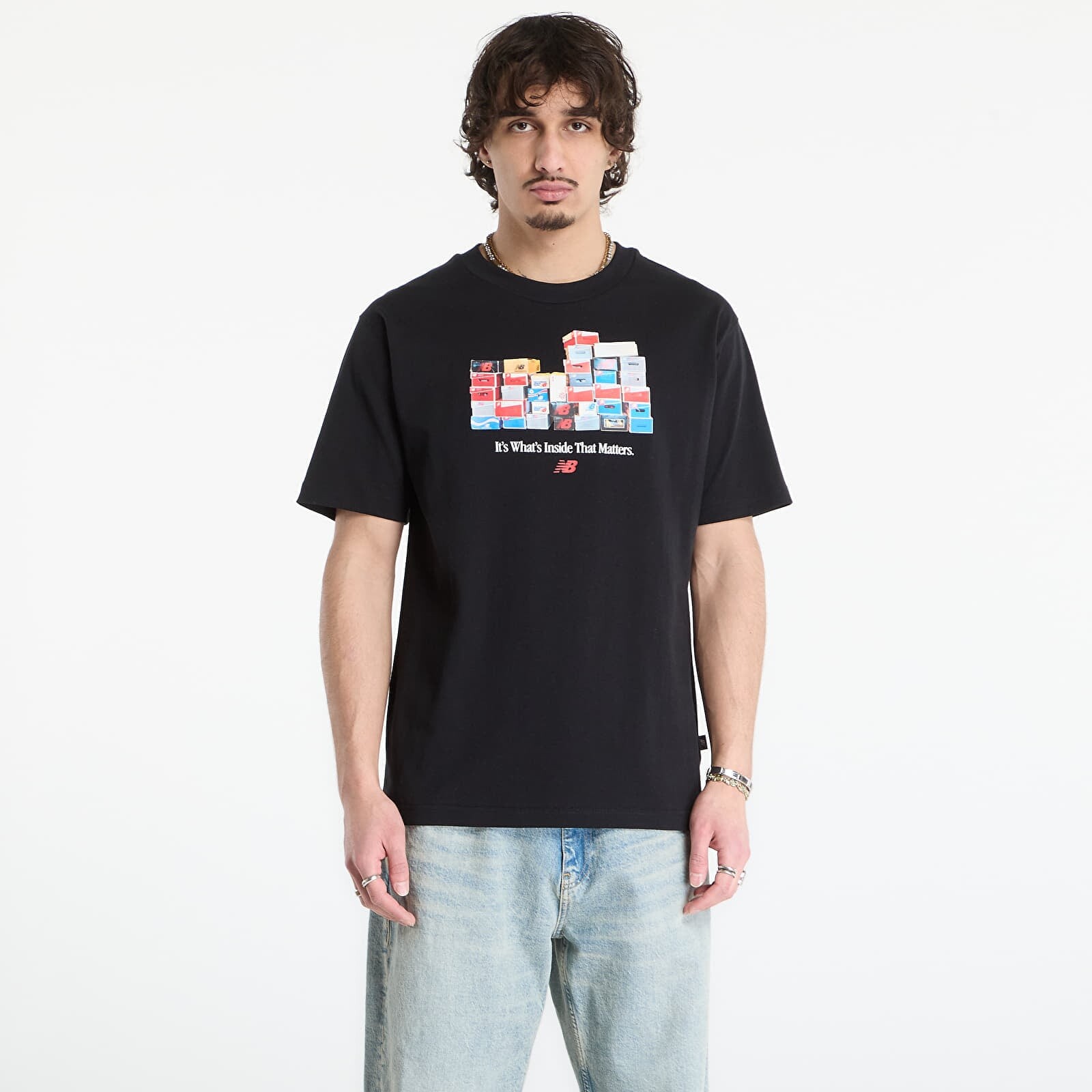 T-shirt New Balance Boxes T-Shirt Black XXL