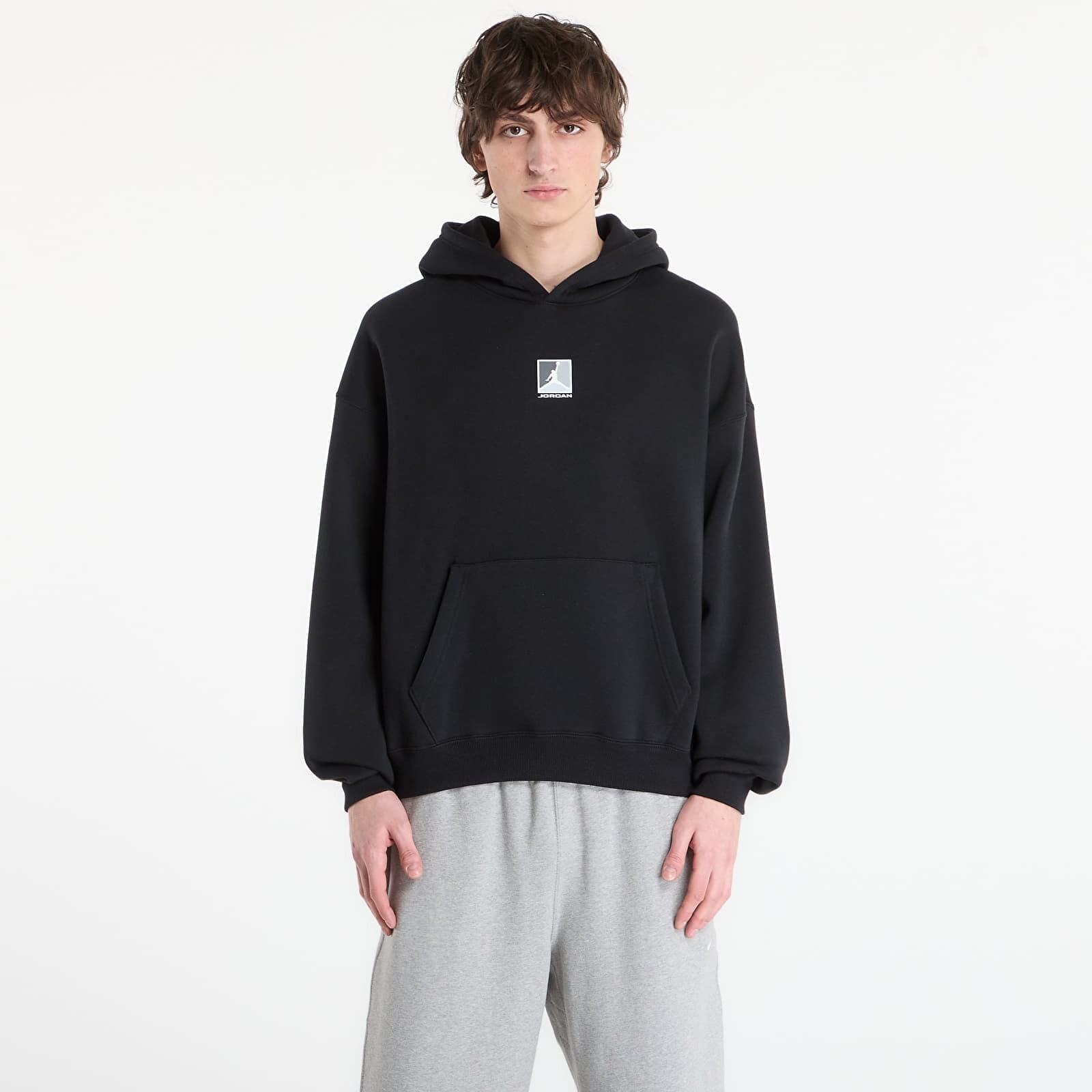 Sweatshirt Jordan Brooklyn Fleece Men's Graphic Pullover Hoodie Black/ White M