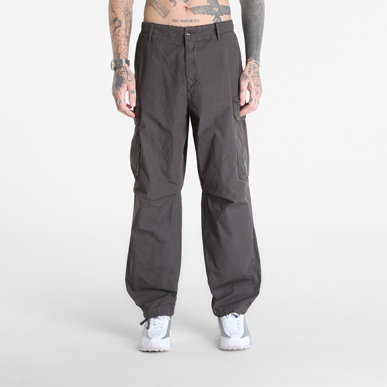 Pants C.P. Company Micro-Reps Boxy Cargo Lens Pants Gunmetal Grey 48