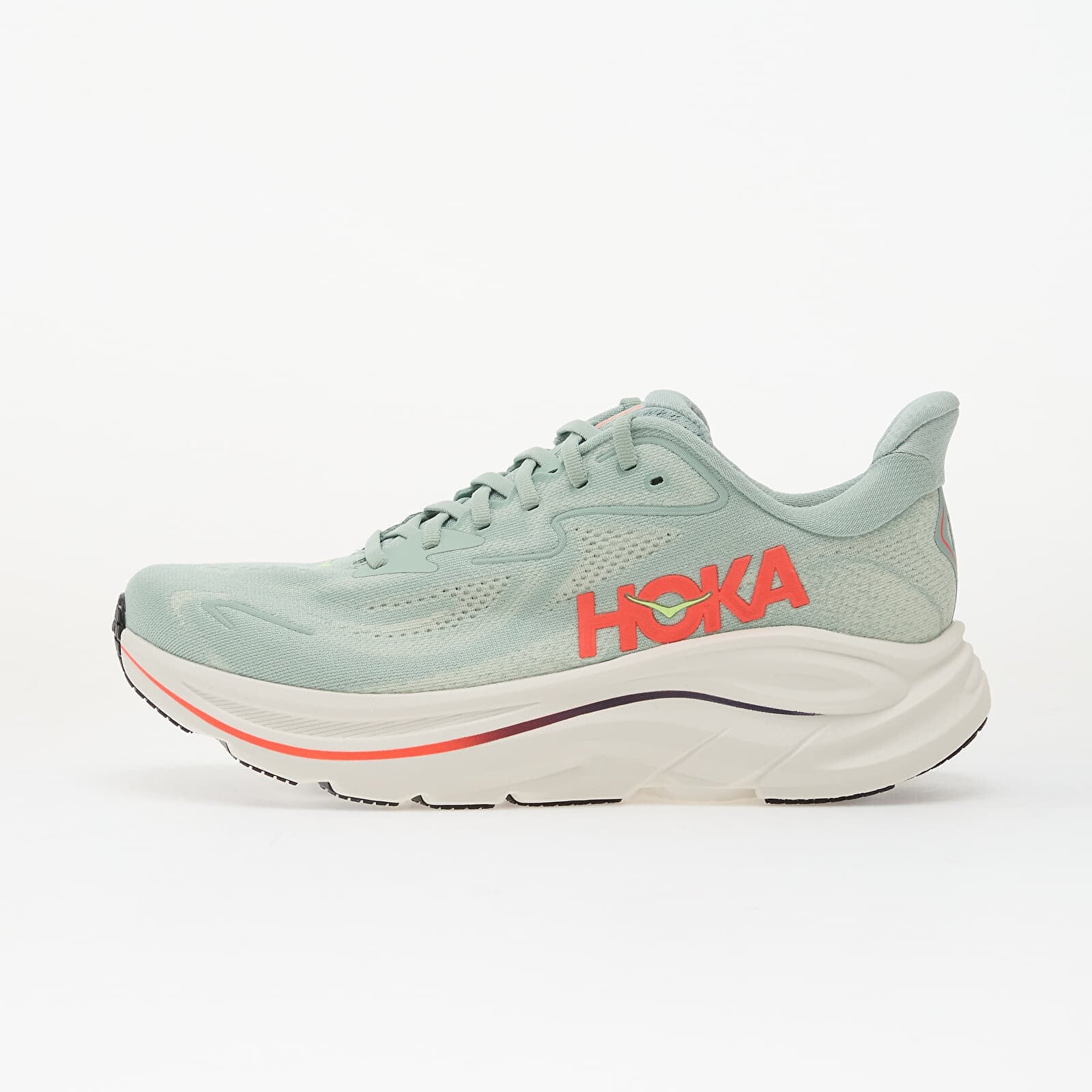 Sneakers Hoka® M Clifton 10 Sage/ Neon Flame UK 11