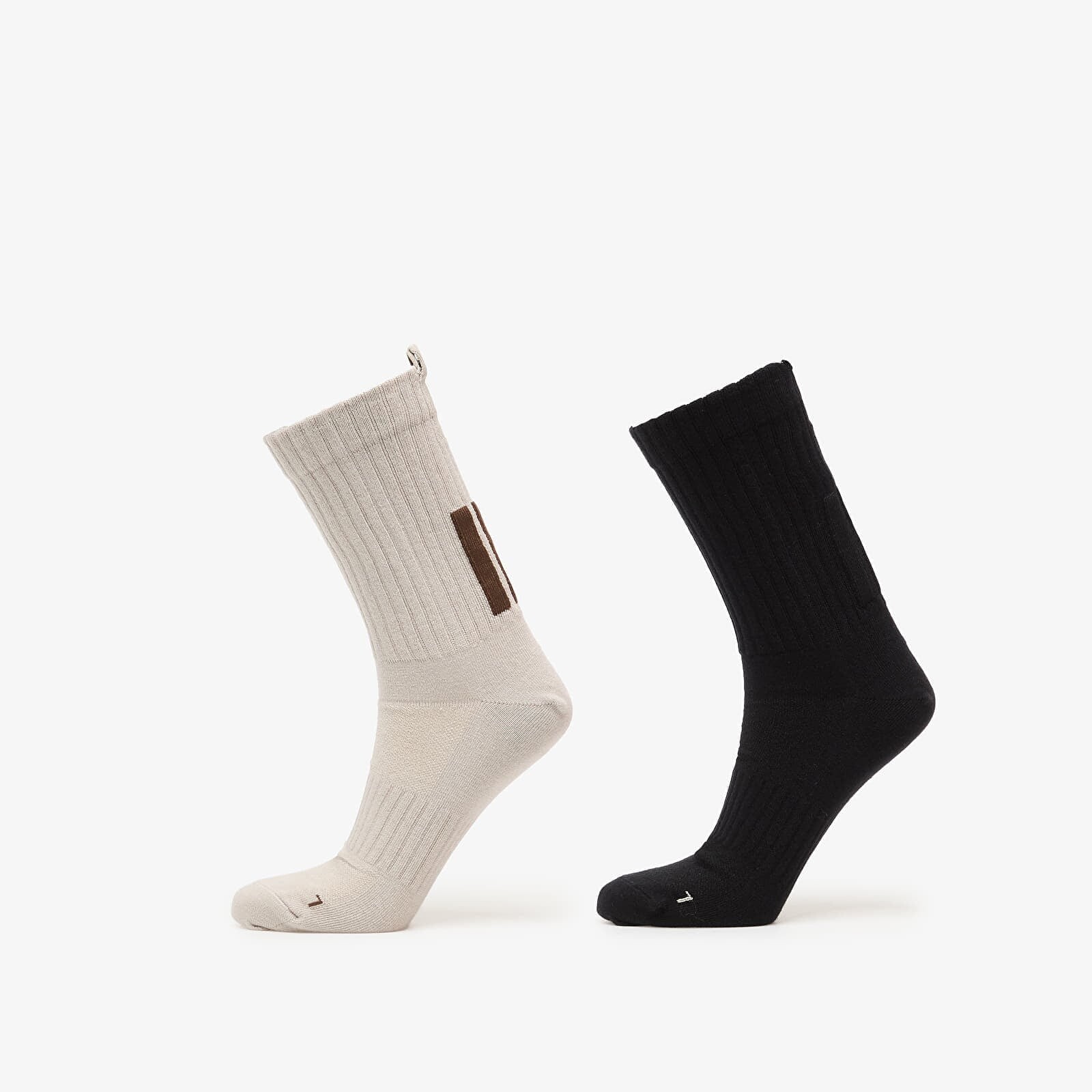 adidas x entire studios Regular Socks 2-Pack Black/ Light Brown L