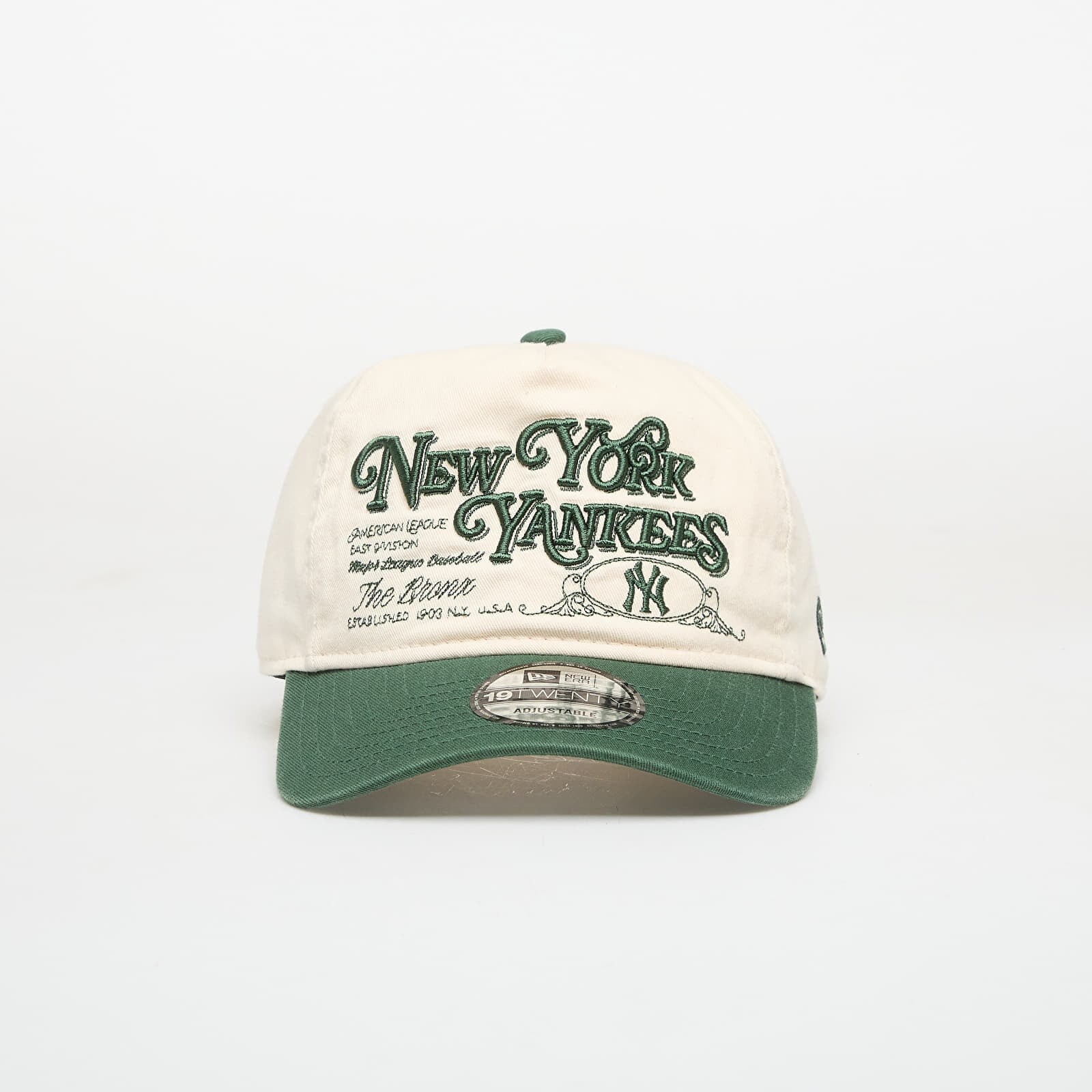 New Era 19TWENTY MLB New York Yankees Light Cream/ Cilantro Green Universal