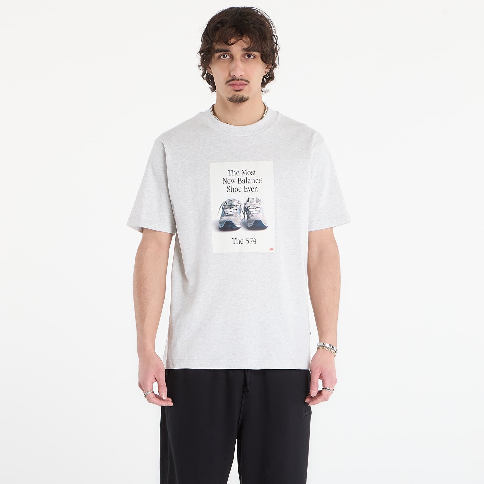 T-shirt New Balance 574 Ad T-Shirt Ash Heather L