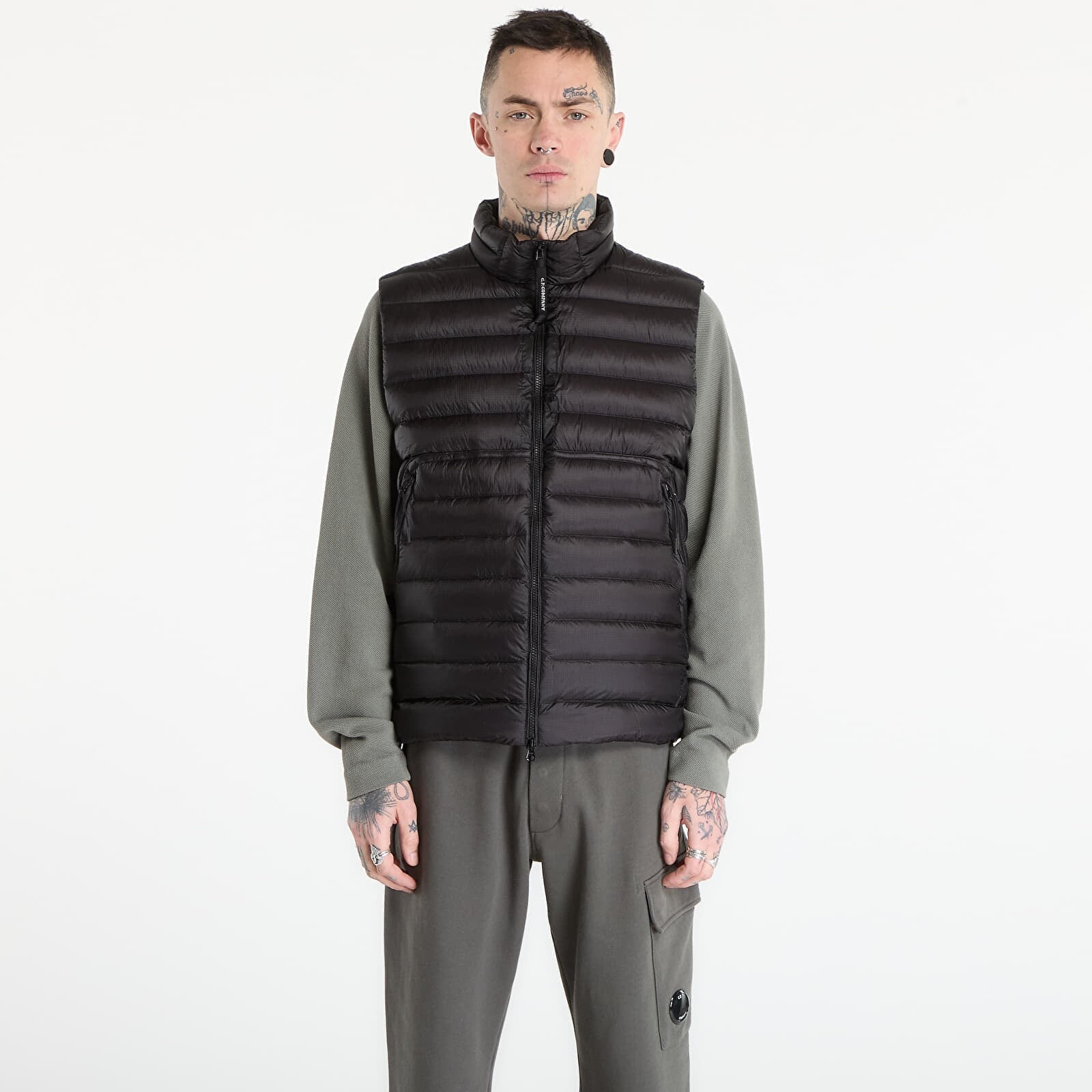 Vest C.P. Company D.D. Shell Down Lens Gilet Black S