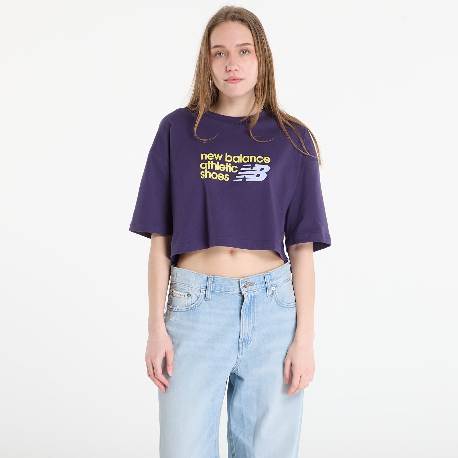 T-shirt New Balance Athletics Premium Chest Logo Cropped T-Shirt Boyseerry S