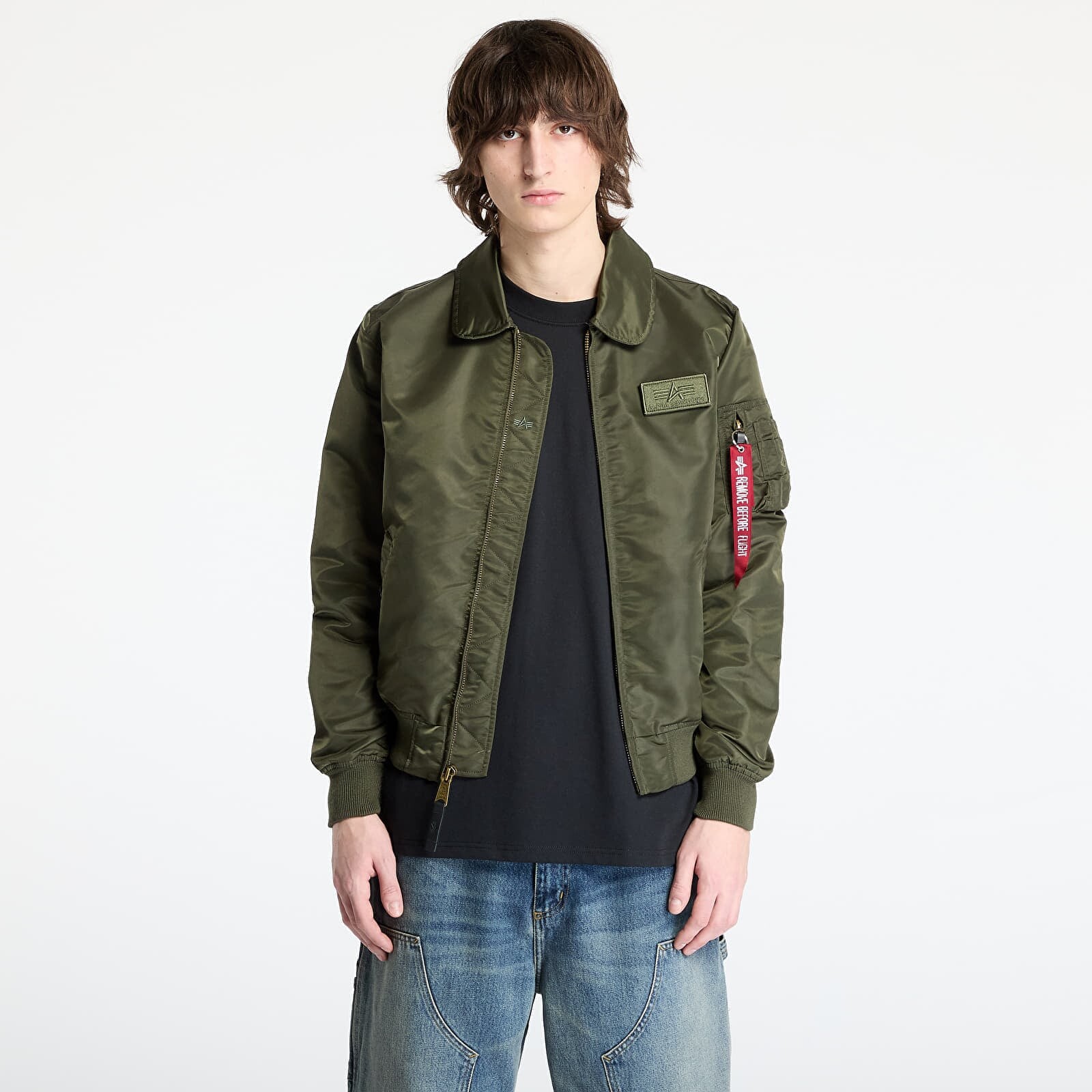 Jacket Alpha Industries Flying Tigers CWU Dark Olive XXL