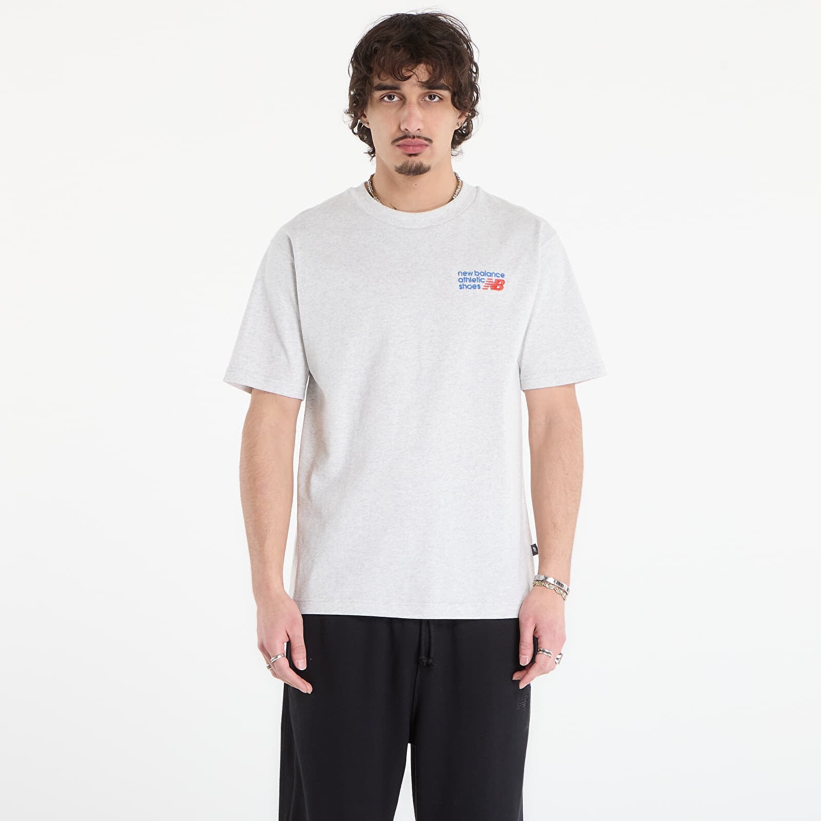 T-shirt New Balance Athletics Premium Logo T-Shirt Ash Heather XL