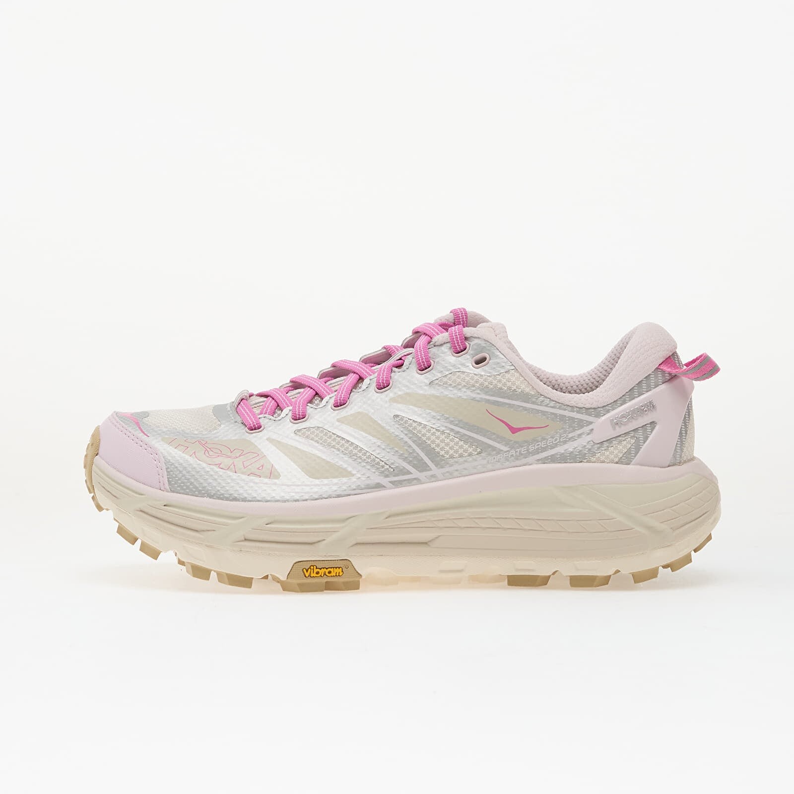 Sneakers Hoka® U Mafate Speed 2 Silver/ Lilac Cream UK 5