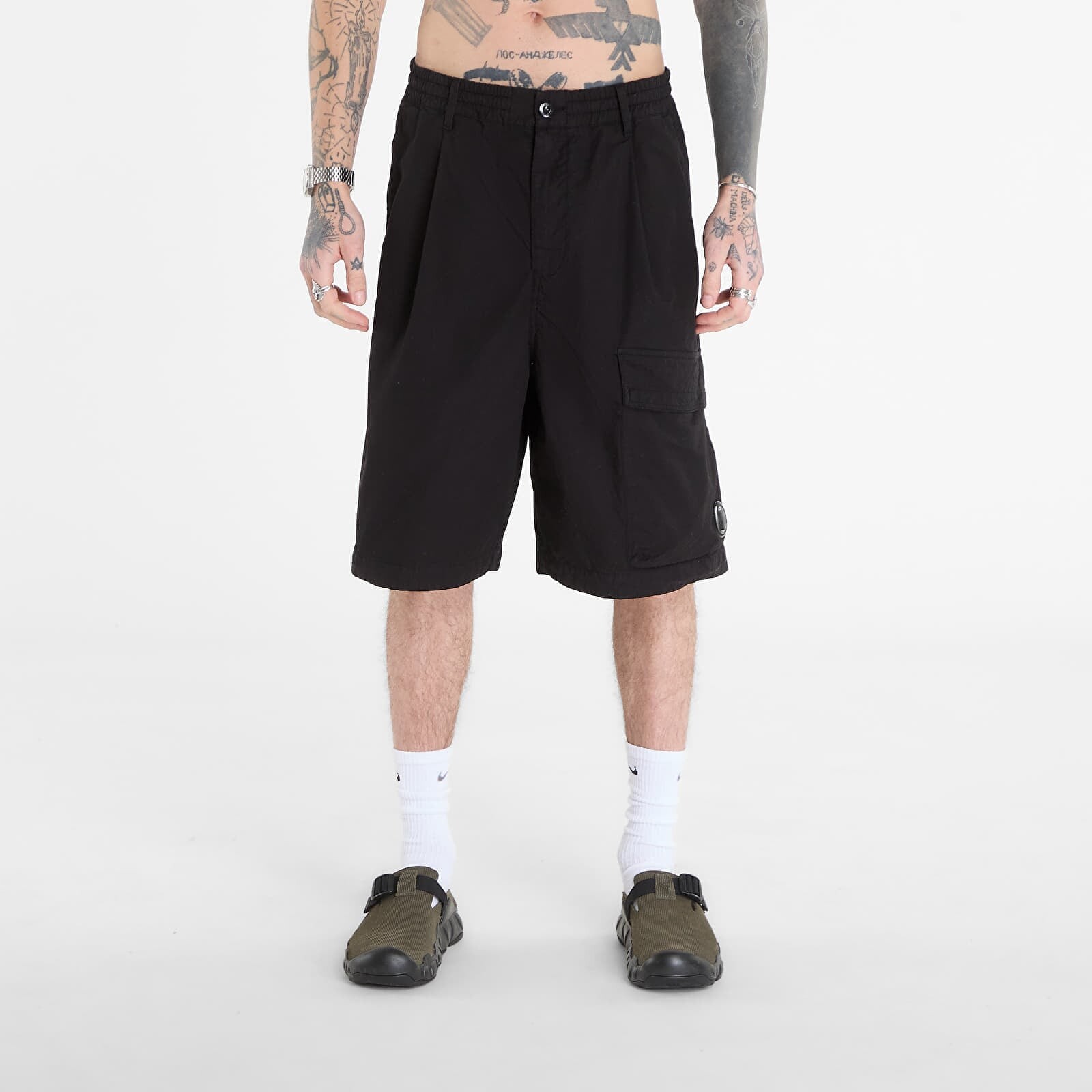 C.P. Company Cargo Shorts Black 54