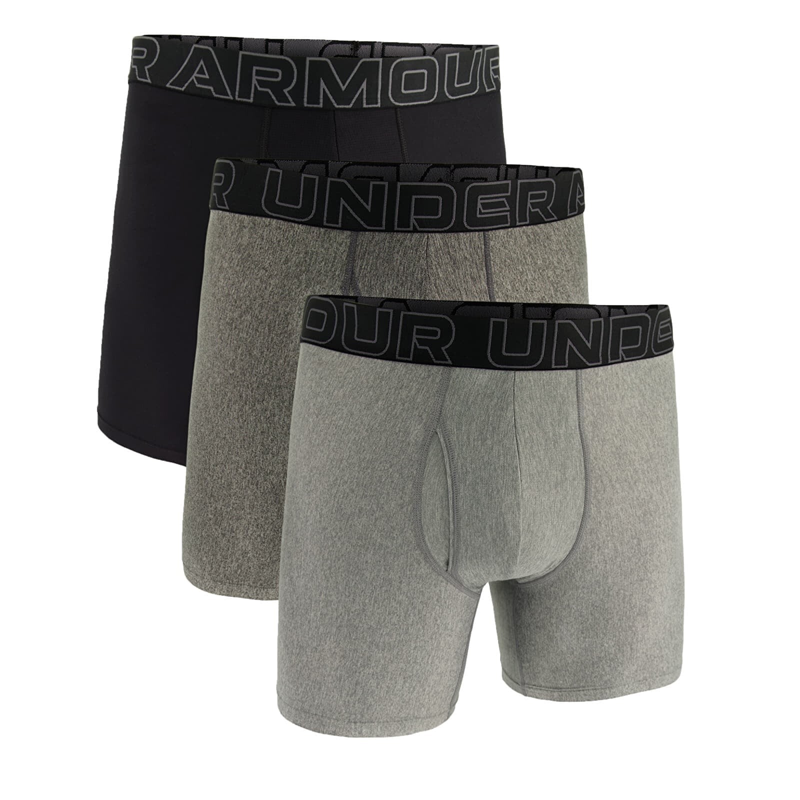 Under Armour M Perf Tech 6in 3-Pack Grey XXL
