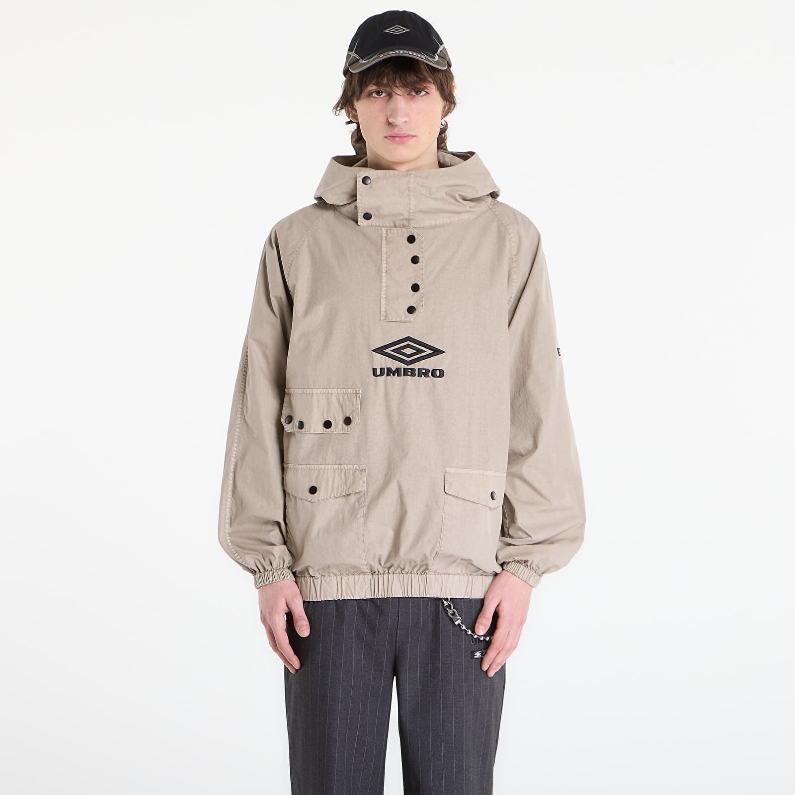 Jacket Umbro by SlamJam Faded Smock Anorak Greige S
