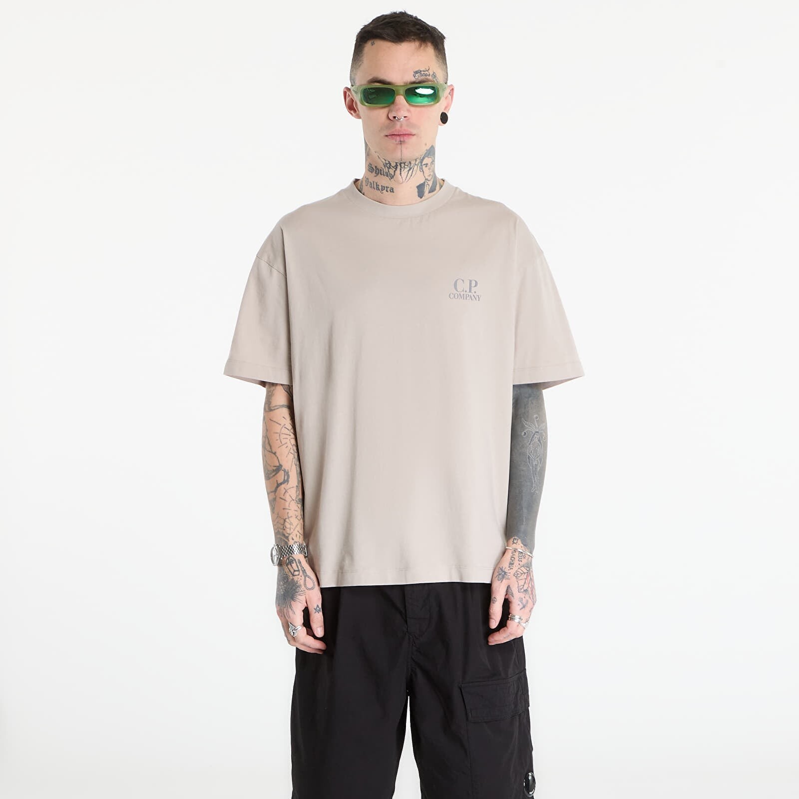 T-shirt C.P. Company 30/1 Jersey Short Sleeve Logo T-Shir Multi/ Peacoat XXL