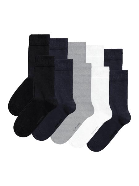 Björn Borg Essential Socks 10-pack Black, 36-40