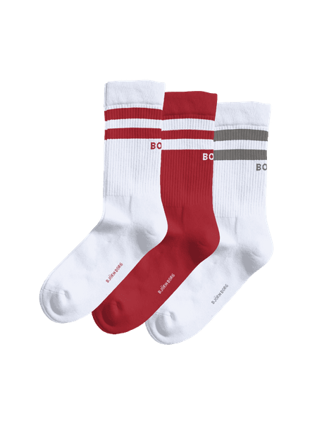 Björn Borg Classic Crew Socks 3-pack Multi, 36-40