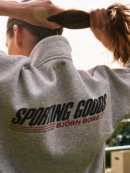 Björn Borg Borg Halfzip Sweatshirt Grey, L