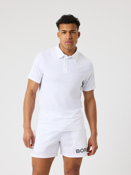 Björn Borg Borg Sports Polo Shirt White, L