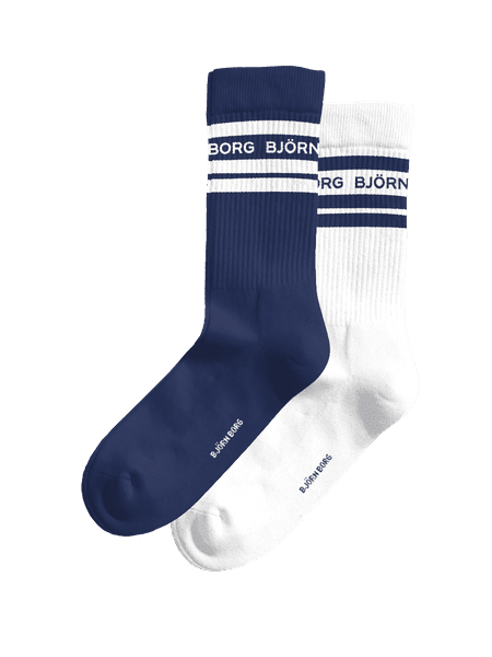 Björn Borg Classic Crew Socks 2-pack Multi, 36-40