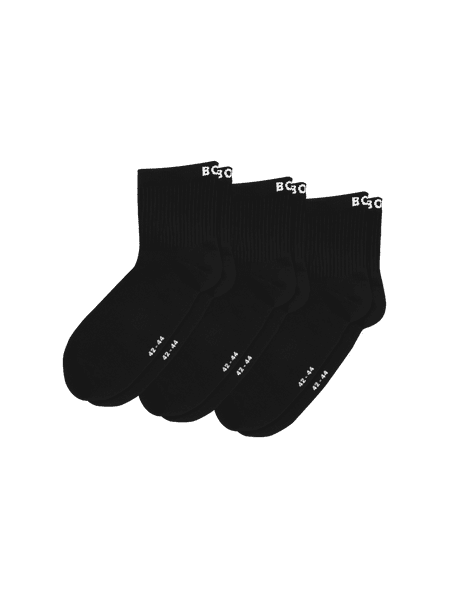 Björn Borg Sports Mid Ankle Socks 3-pack Black, 35-38