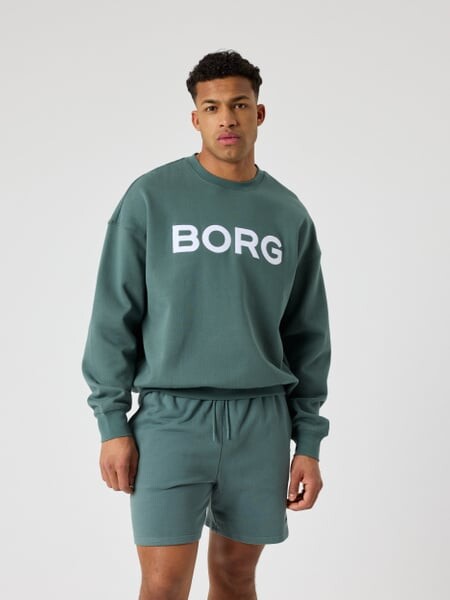 Björn Borg Borg Oversized Logo Sweatshirt Green, L