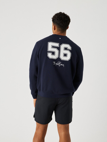 Björn Borg Borg Classic Print Sweatshirt Navy, L