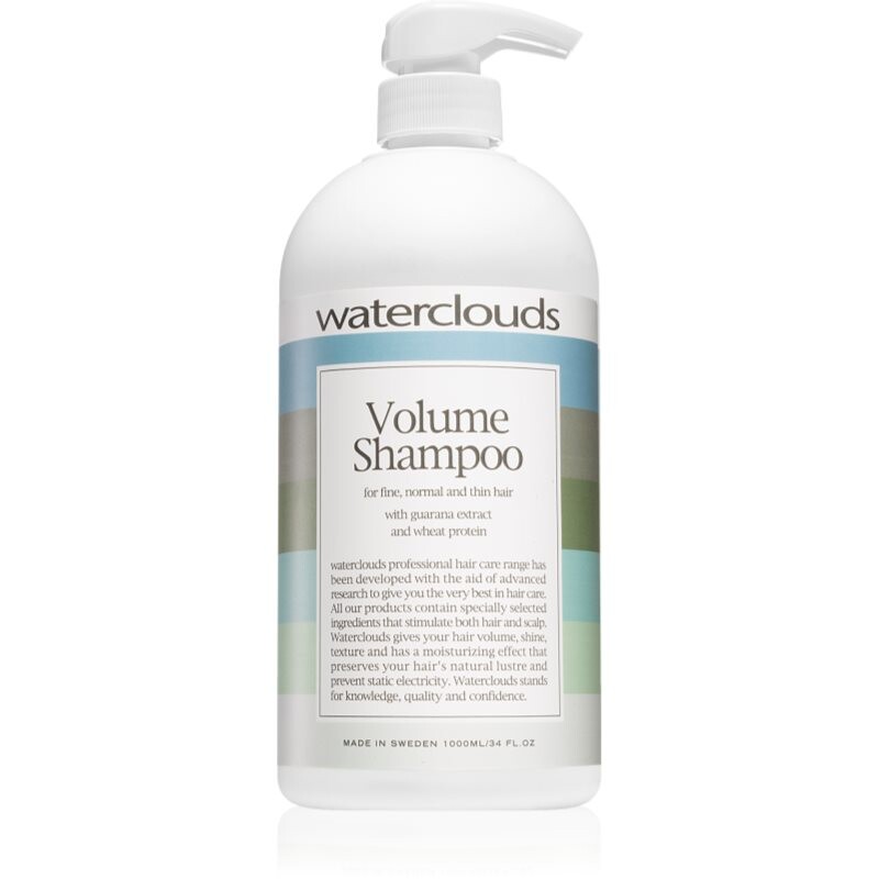 Waterclouds Volume Shampoo volumising shampoo for fine hair 1000 ml