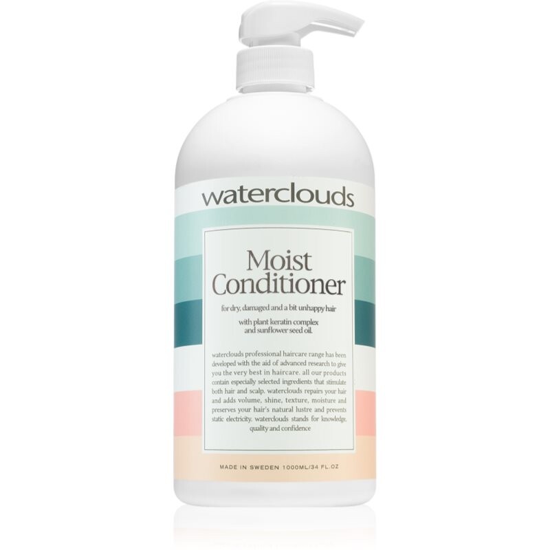 Waterclouds Moist Conditioner deeply hydrating conditioner for dry and brittle hair 1000 ml