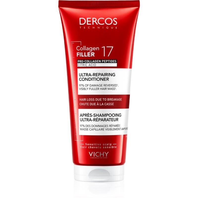 Vichy Dercos Collagen Filler 17 intensive regenerating conditioner 200 ml