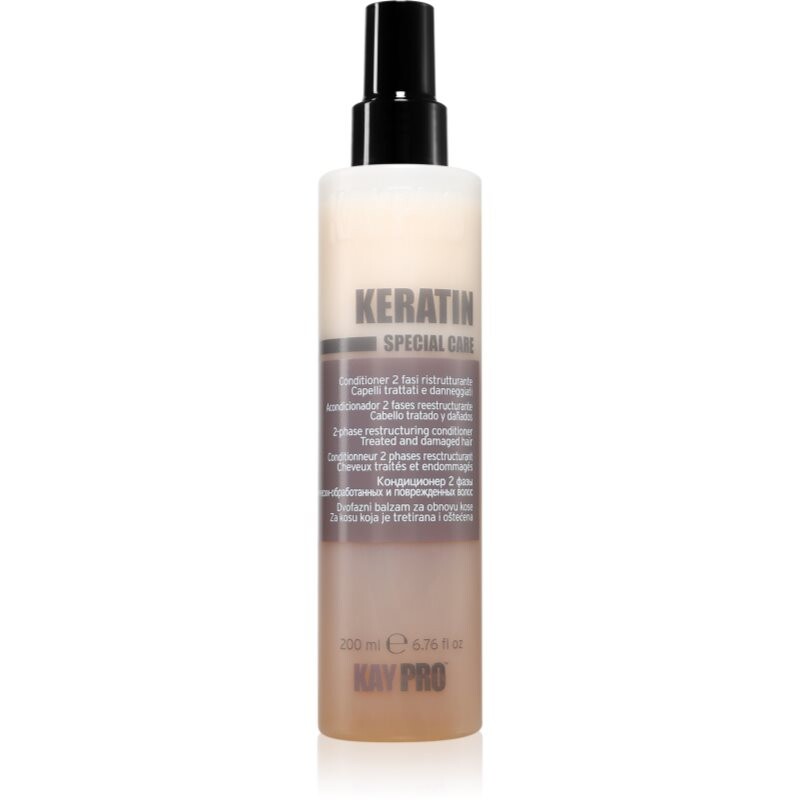 Kaypro Keratin 2 Phase Restructiring Conditioner leave-in treatment for easy combing 200 ml
