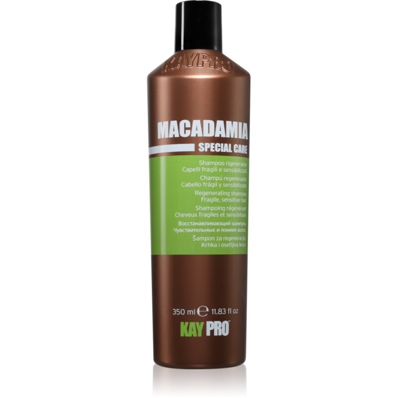 Kaypro Macadamia Regenerating Shampoo regenerating shampoo to treat hair brittleness 350 ml