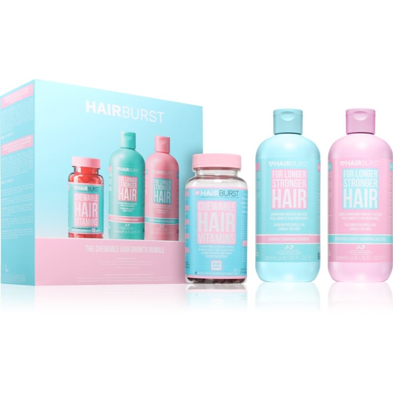 Hairburst The Chewable Hair Growth Bundle gift set to support hair growth