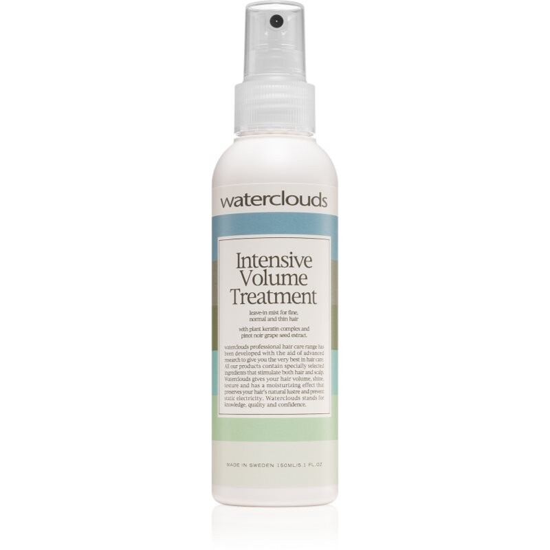 Waterclouds Intensive Volume Treatment styling protective hair spray with nourishing and moisturising effect 150 ml