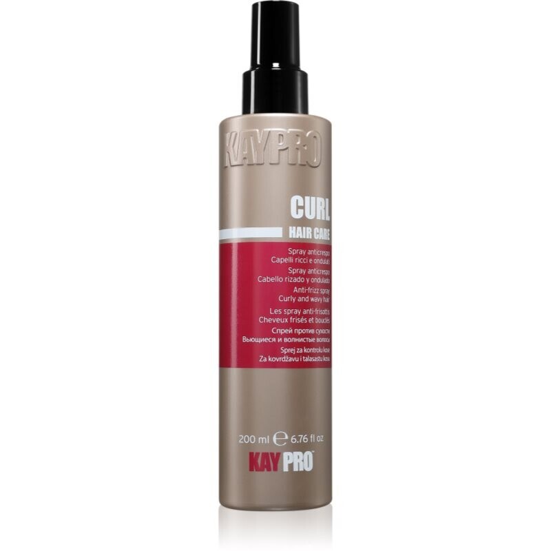 Kaypro Curl Hair Care Anti-Frizz Spray leave-in treatment for wavy and curly hair 200 ml