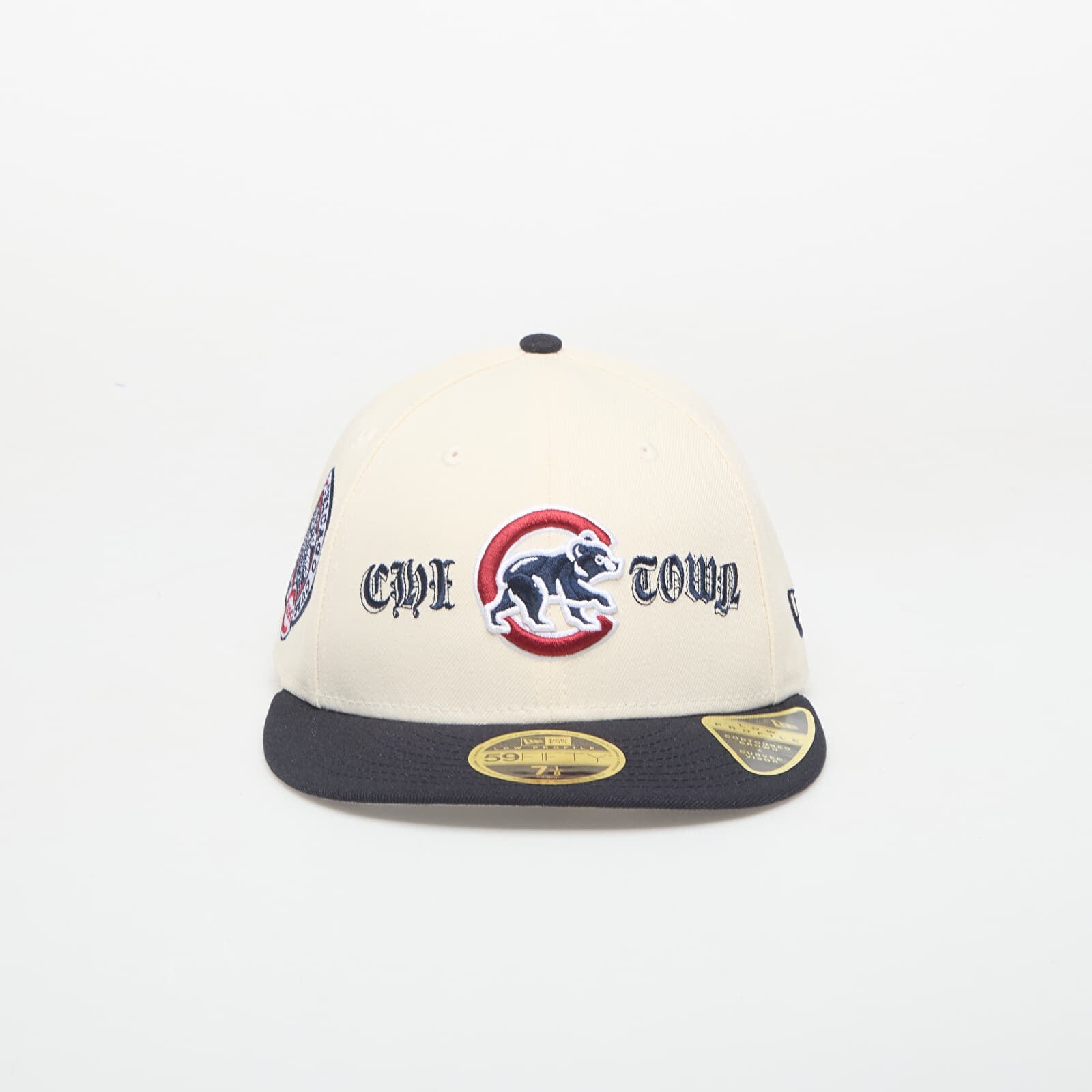 New Era 59FIFTY MLB Coops Logo 5 Chicago Cubs Beige 7 1/8