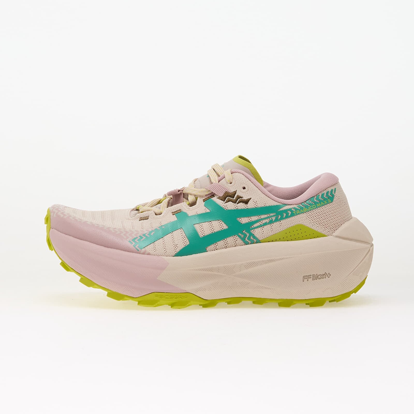 Sneakers Asics Trabuco Max 5 Mineral Beige/ Aurora Green UK 4