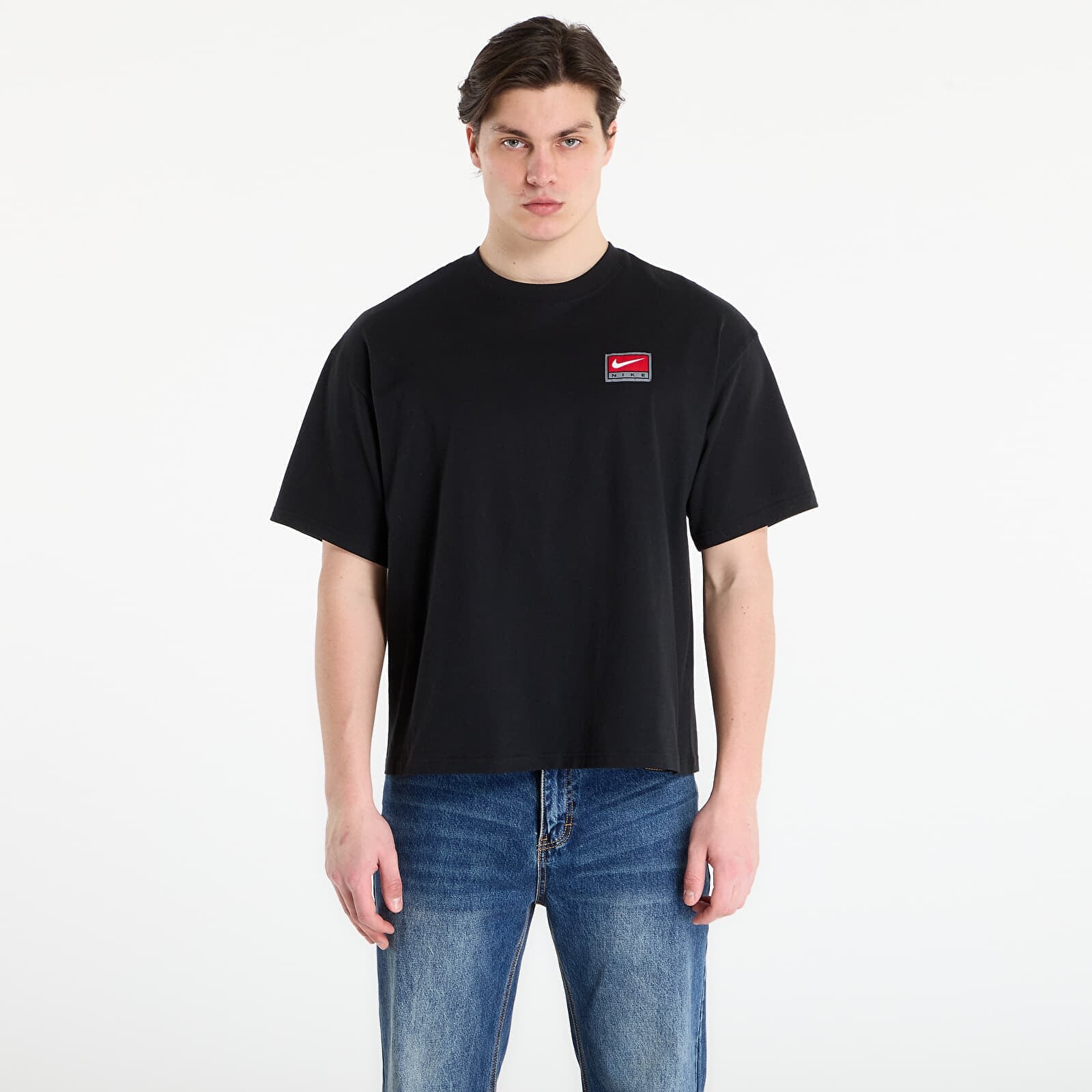 T-shirt Nike Life Men's Short-Sleeve Boxy Knit Top Black S