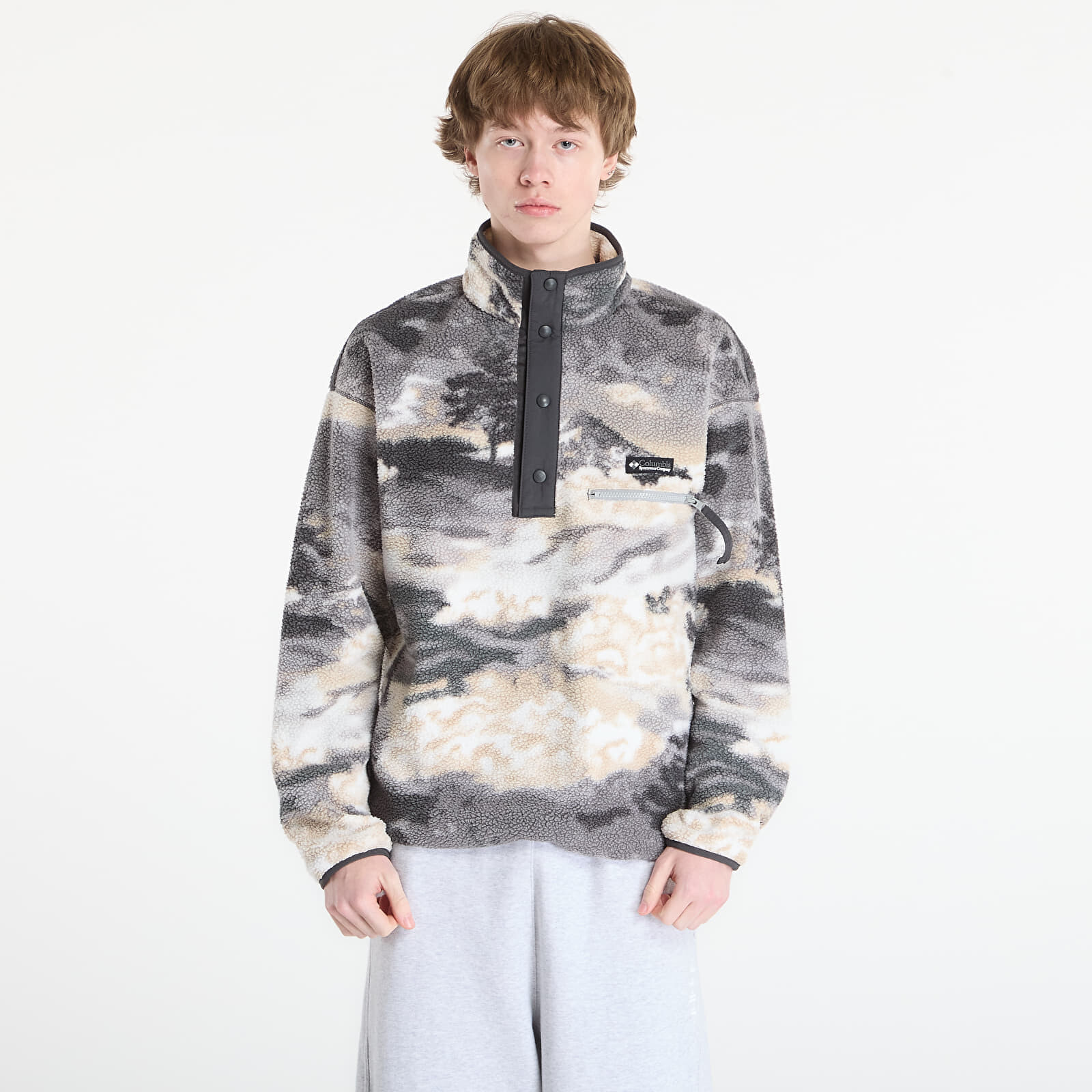 Sweatshirt Columbia Helvetia™ Half Snap Fleece With Print Shark/ Dreaming L