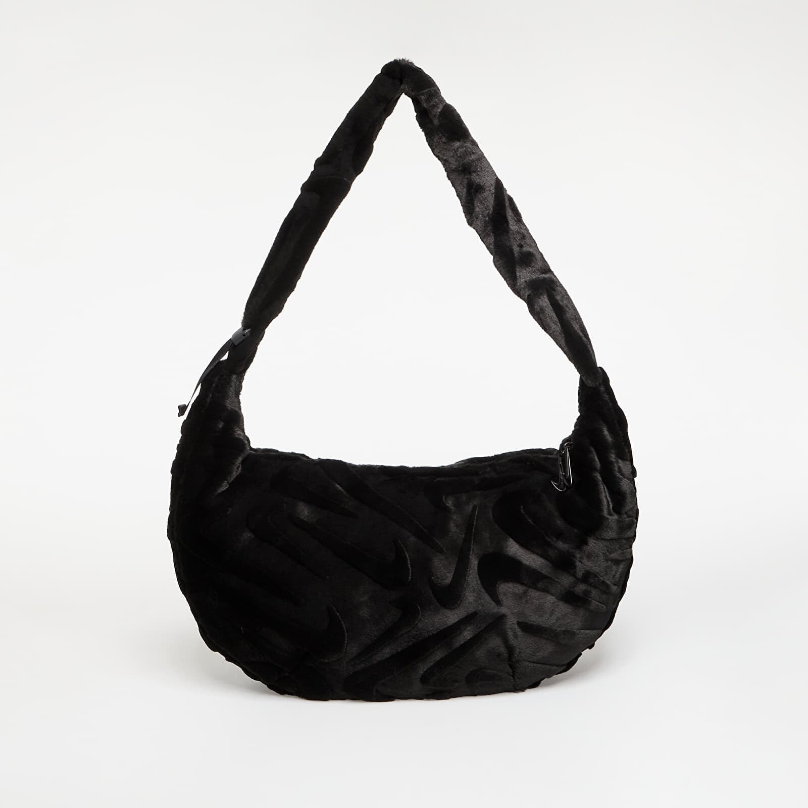 Bag Nike Sportswear Faux Fur Slouchy Bag 19L Black/ Black Universal