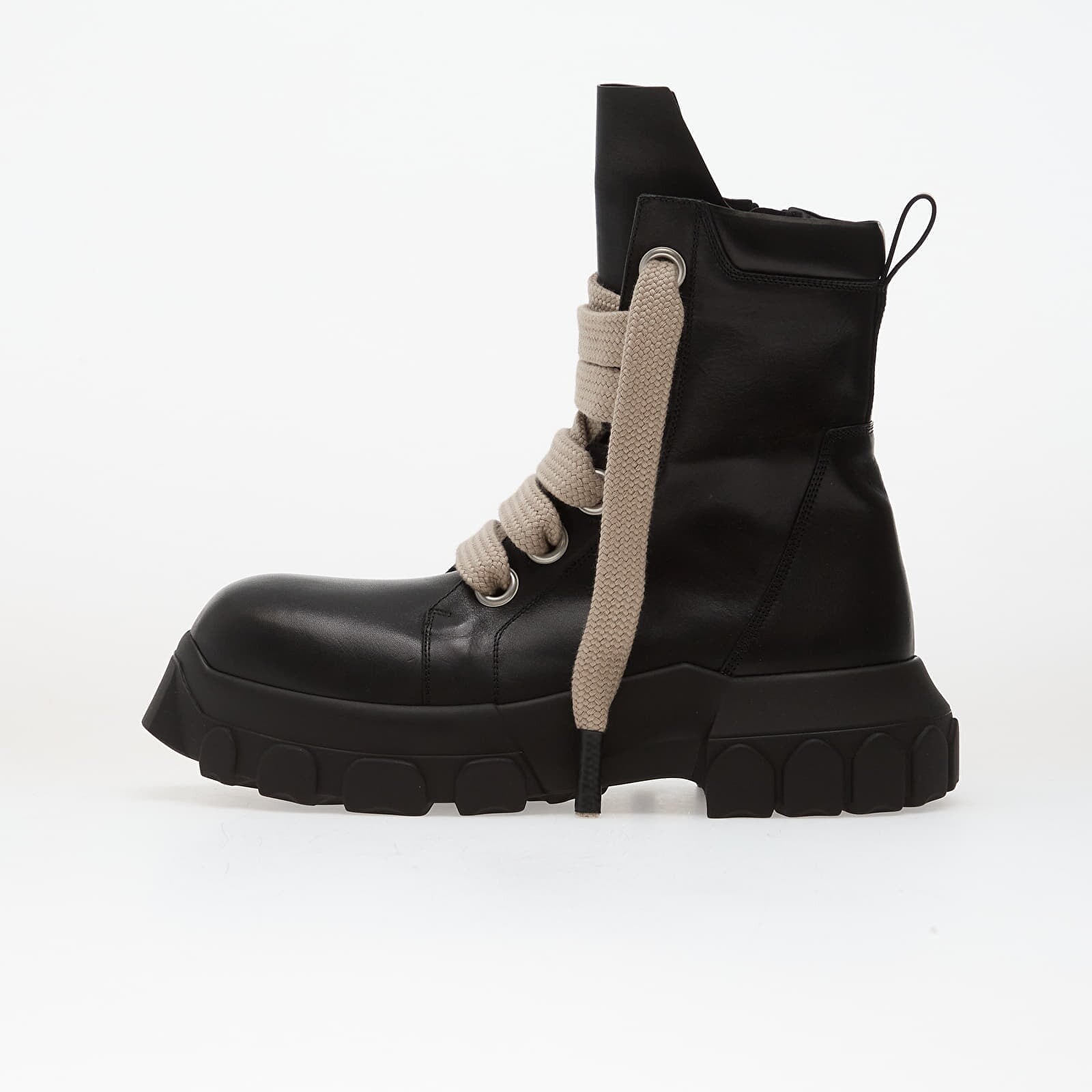 Sneakers Rick Owens DRKSHDW Leather Boots - Jumbolace Army Bozo Tractor Black/ Black UK 8