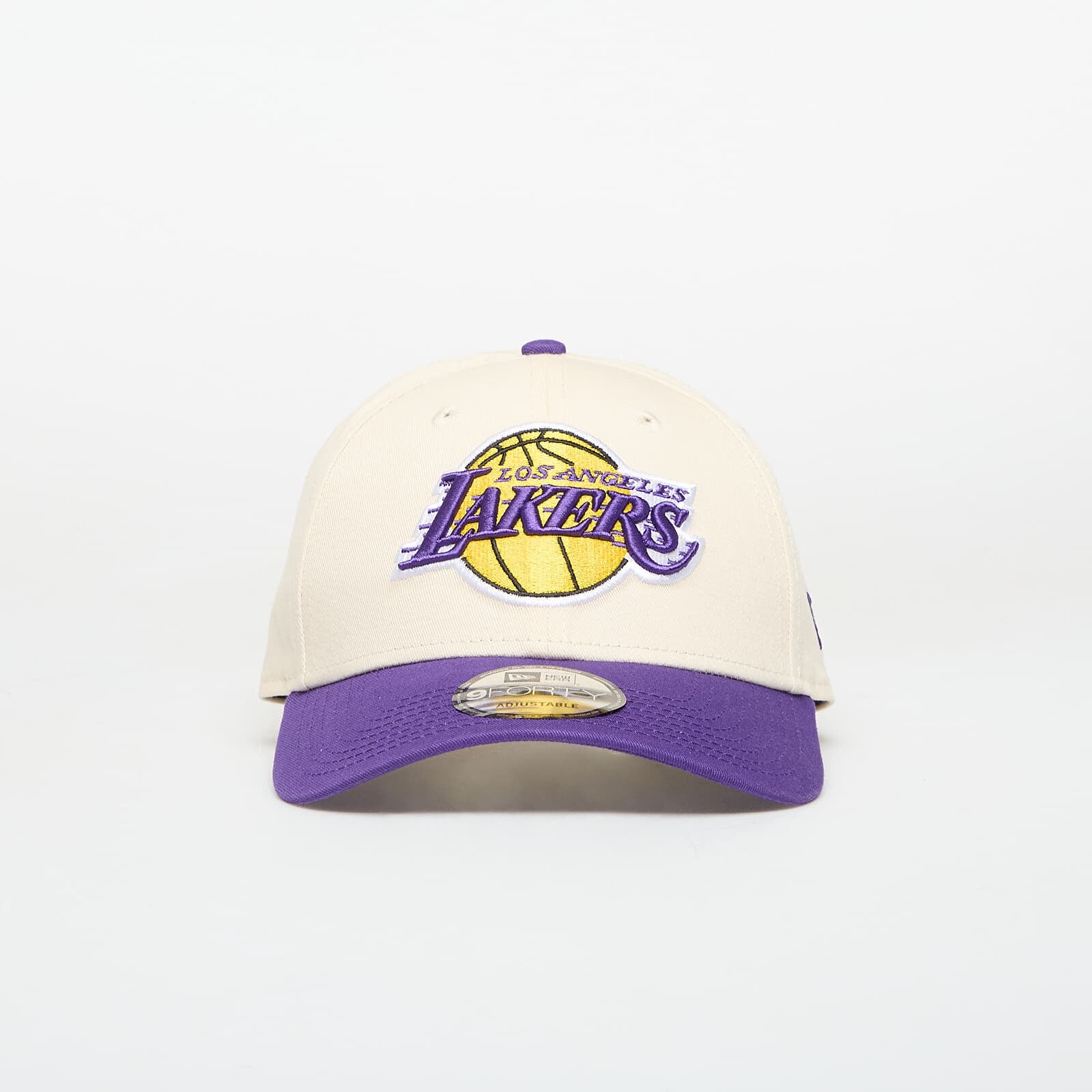 New Era 9FORTY Los Angeles Lakers NBA Colourblock Light Cream/ Official Team Color Universal