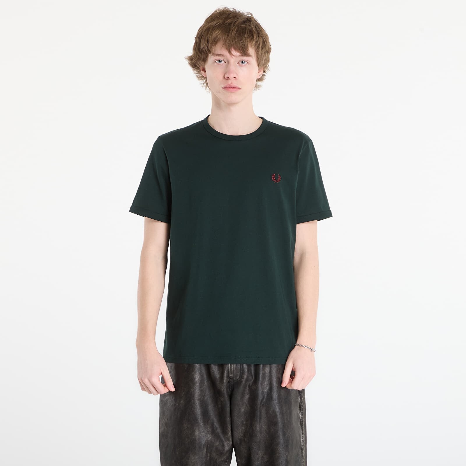 T-shirt FRED PERRY Ringer T-Shirt Grassroots S