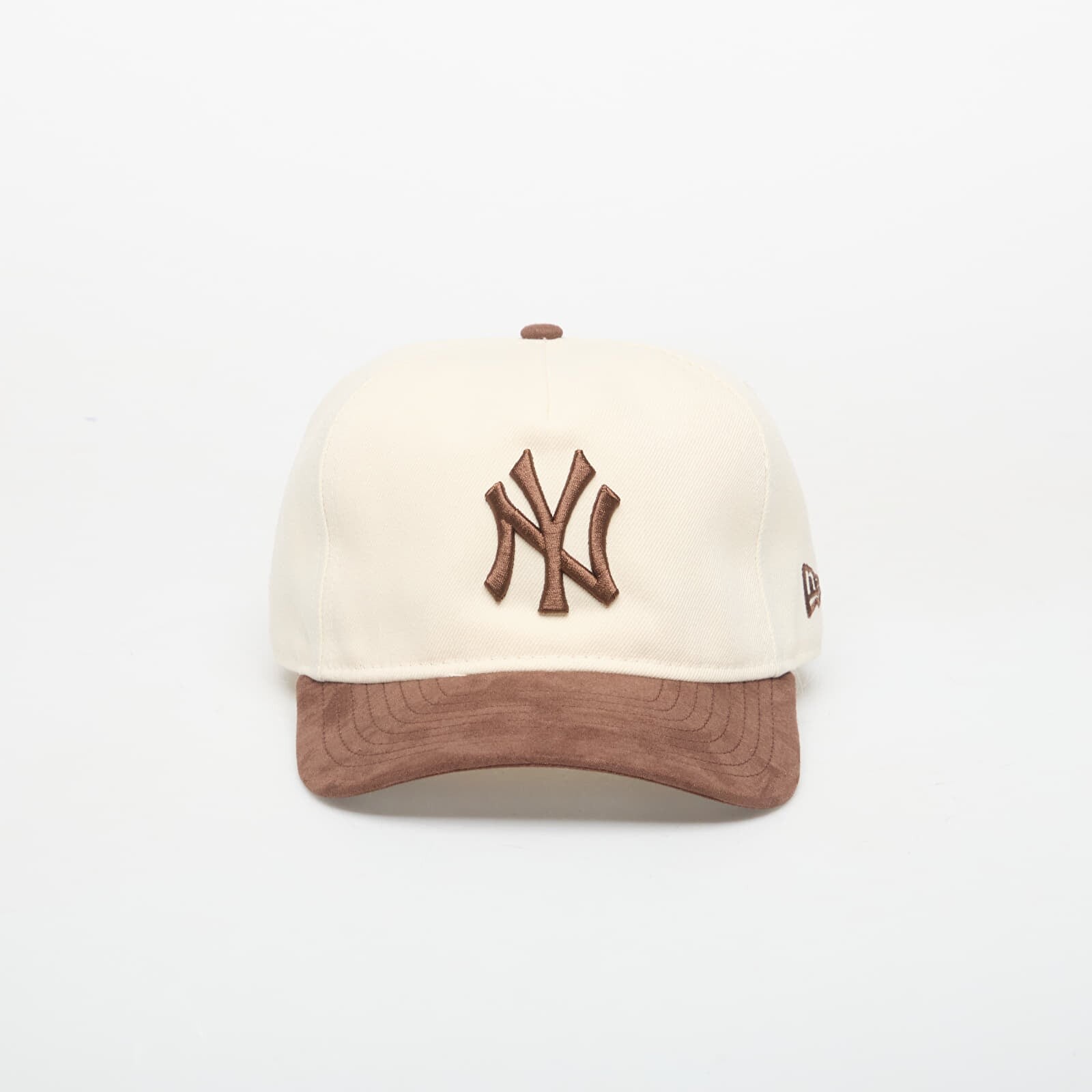 New Era 9FIFTY Aframe MLB Suede Visor New York Yankees Beige S-M