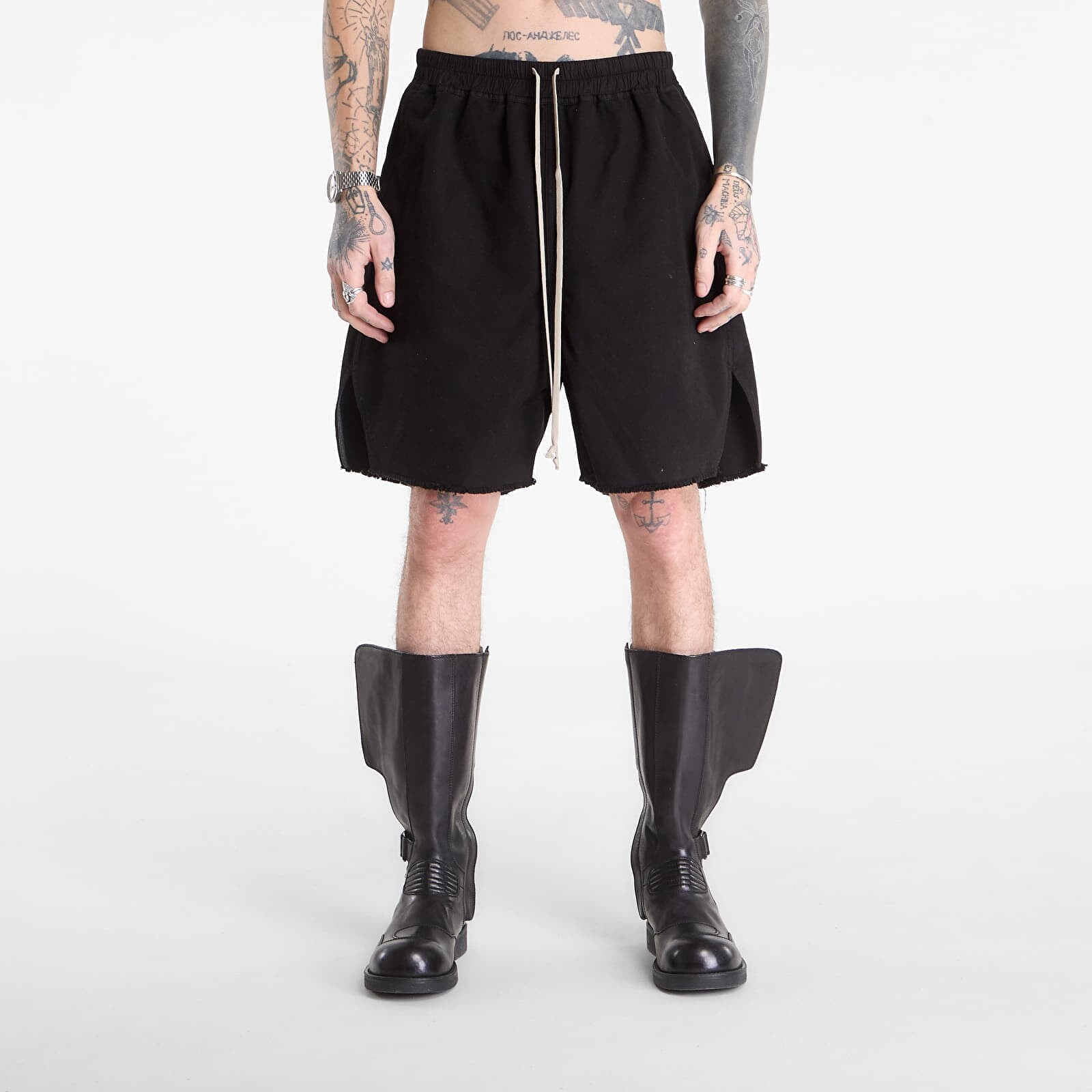 Shorts Rick Owens DRKSHDW Long Boxers Butt Zip Shorts Black S