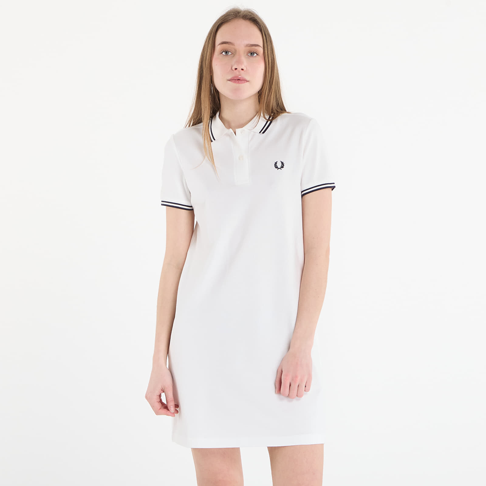 FRED PERRY Twin Tipped Fred Perry Dress Snow White/ Navy 40